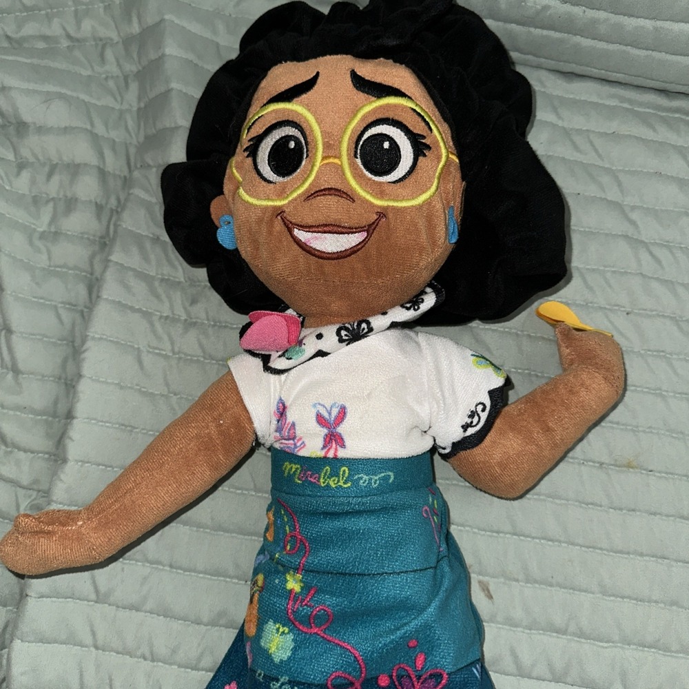 Disney‎ Encanto Mirabel Madrigal Plush Stuffed Fabric Doll 18" *read description